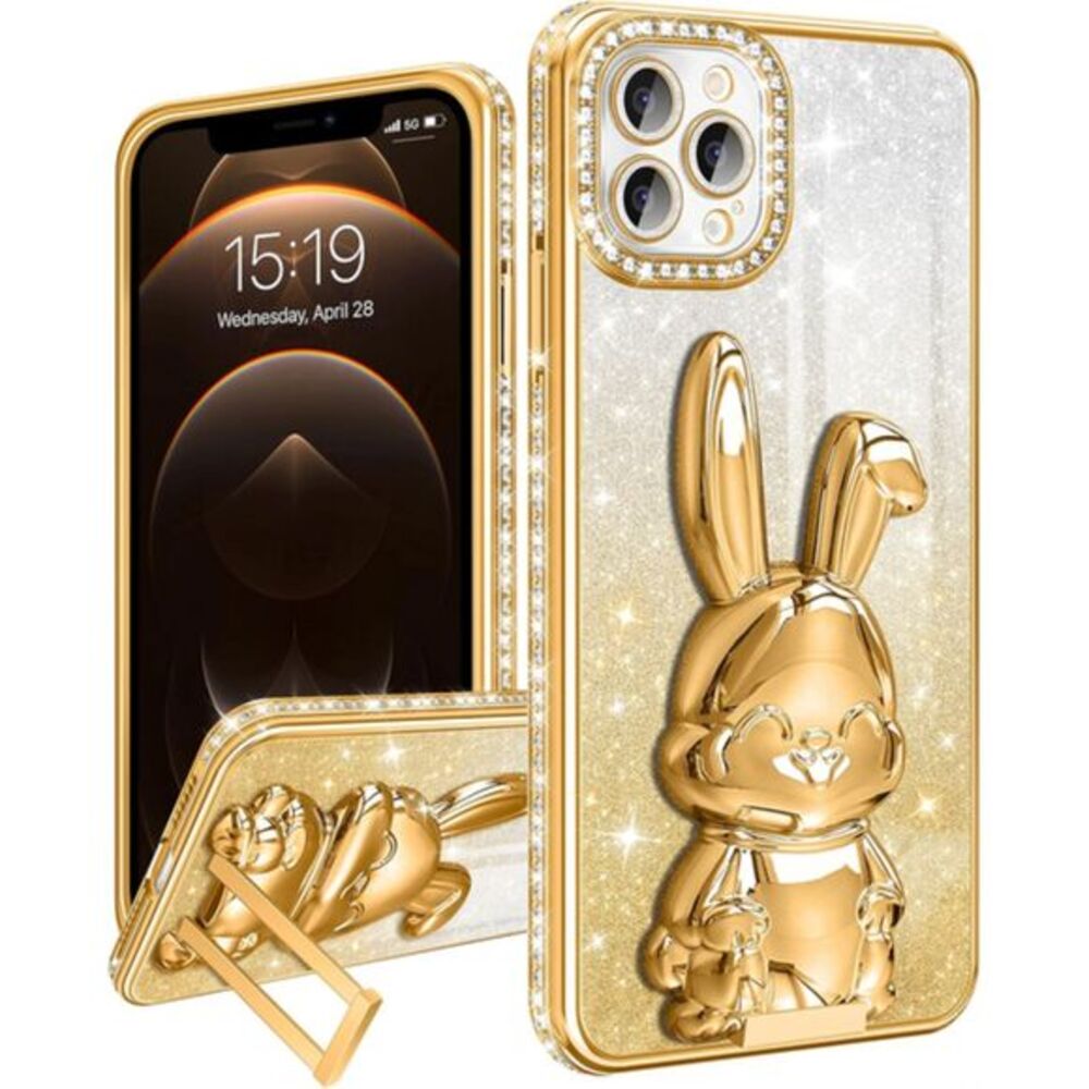 NEW Cora Logo Apple iPhone 14 Pro Gold Case‎ - (3791)